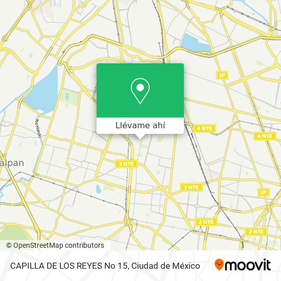 Mapa de CAPILLA DE LOS REYES No  15