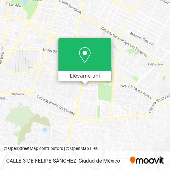 Mapa de CALLE 3 DE FELIPE SÁNCHEZ