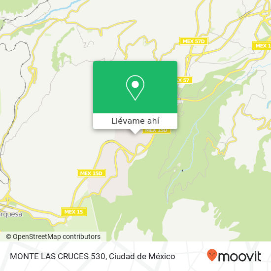 Mapa de MONTE LAS CRUCES 530