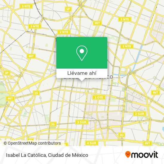 Mapa de Isabel La Católica