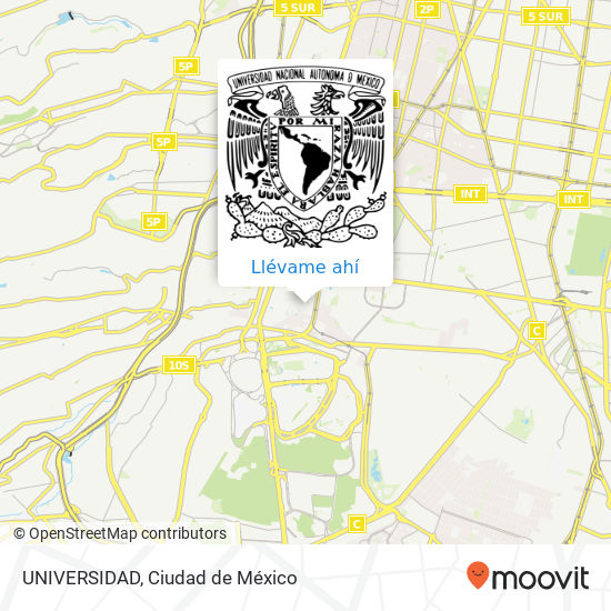 Mapa de UNIVERSIDAD