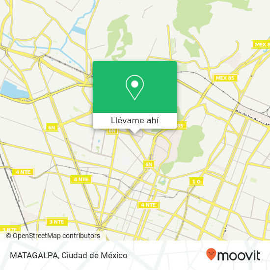 Mapa de MATAGALPA