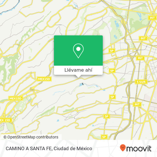 Mapa de CAMINO A SANTA FE