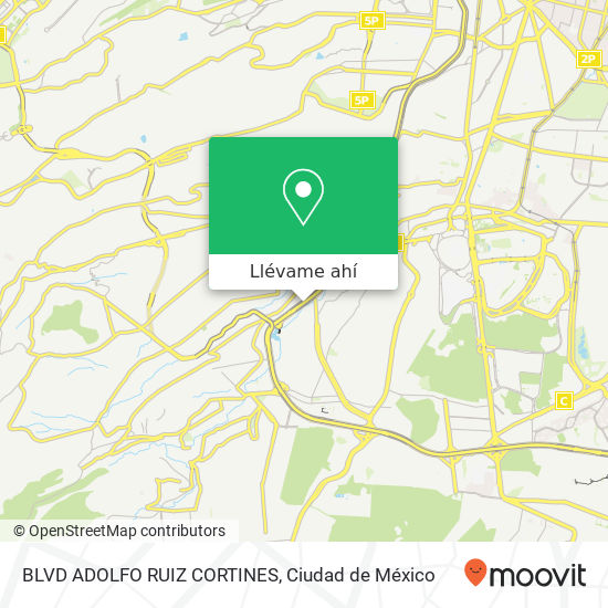 Mapa de BLVD ADOLFO RUIZ CORTINES