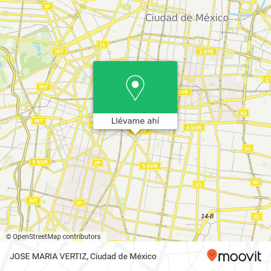 Mapa de JOSE MARIA VERTIZ