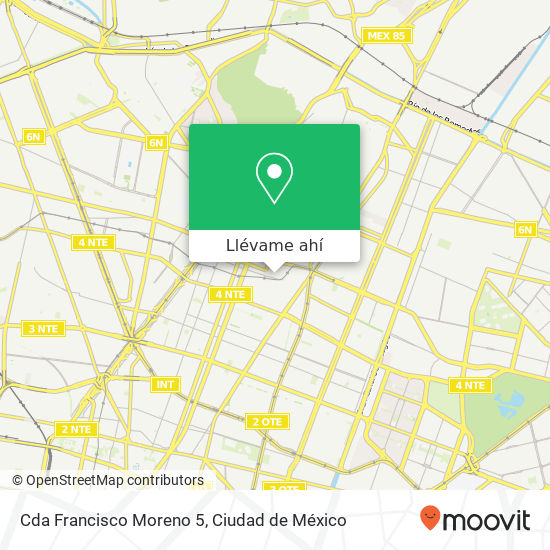Mapa de Cda  Francisco Moreno 5