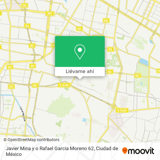 Mapa de Javier Mina y o Rafael García Moreno  62