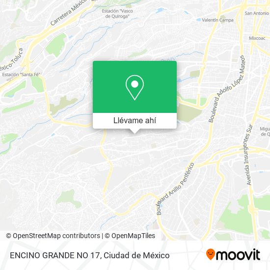 Mapa de ENCINO GRANDE NO 17