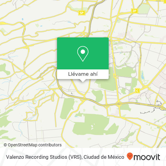 Mapa de Valenzo Recording Studios (VRS)