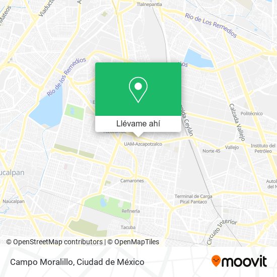 Mapa de Campo Moralillo