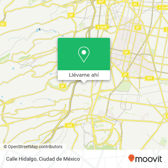 Mapa de Calle Hidalgo