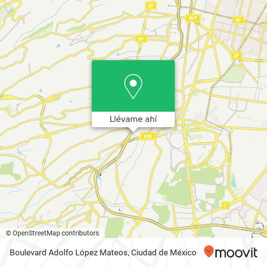 Mapa de Boulevard Adolfo López Mateos
