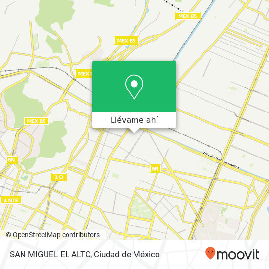 Mapa de SAN MIGUEL EL ALTO