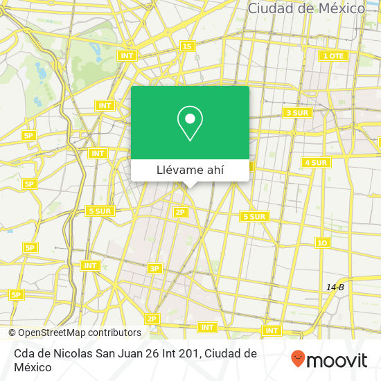 Mapa de Cda  de Nicolas San Juan 26 Int  201