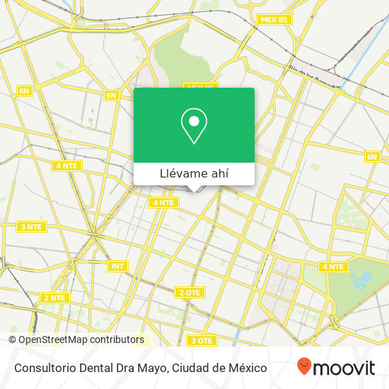 Mapa de Consultorio Dental Dra Mayo