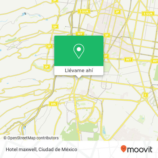 Mapa de Hotel maxwell