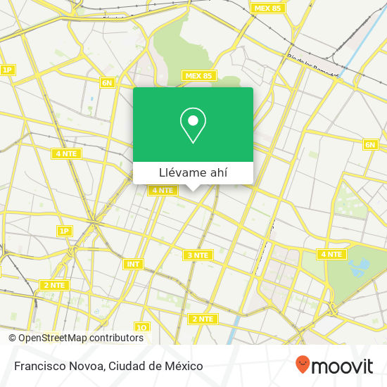 Mapa de Francisco Novoa