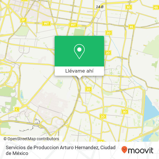 Mapa de Servicios de Produccion Arturo Hernandez