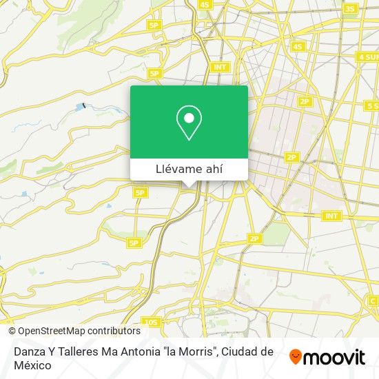 Mapa de Danza Y Talleres Ma Antonia "la Morris"