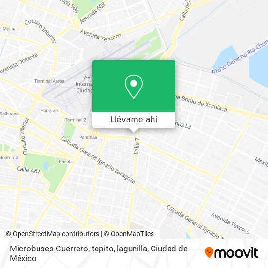 Mapa de Microbuses Guerrero, tepito, lagunilla