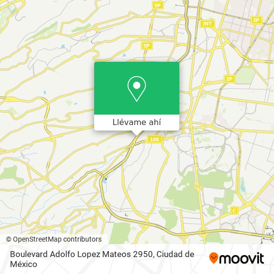Mapa de Boulevard Adolfo Lopez Mateos 2950