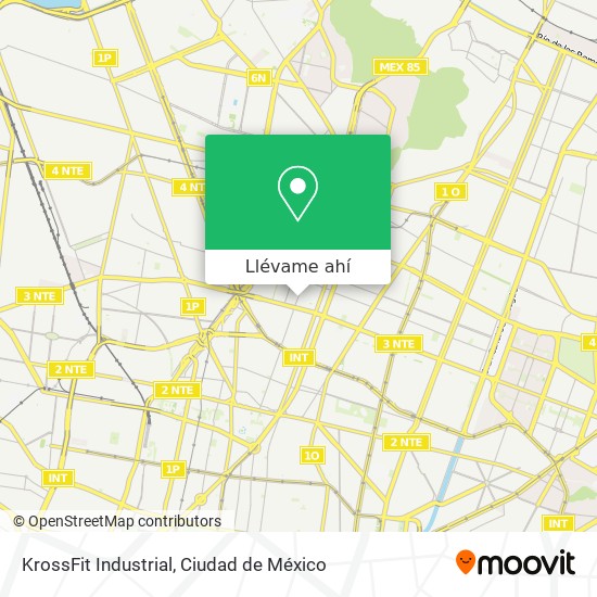 Mapa de KrossFit Industrial