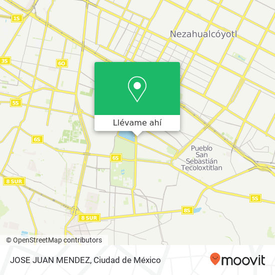 Mapa de JOSE JUAN MENDEZ