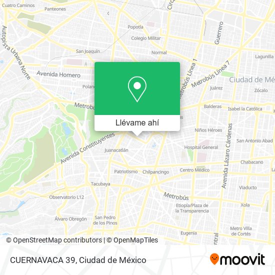 Mapa de CUERNAVACA 39