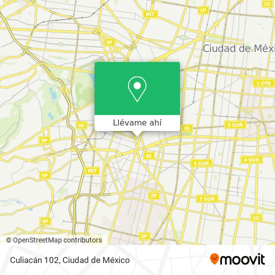 Mapa de Culiacán 102