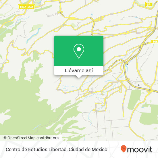 Mapa de Centro de Estudios Libertad