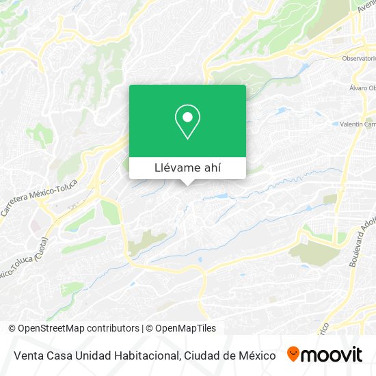 Mapa de Venta Casa Unidad Habitacional