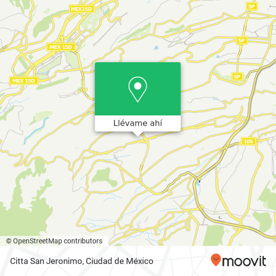 Mapa de Citta San Jeronimo