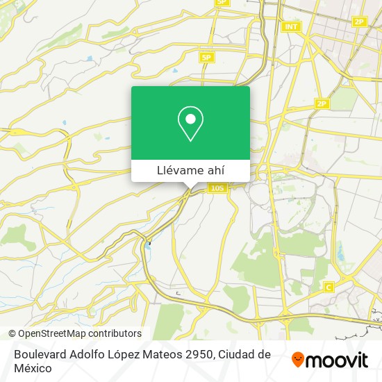 Mapa de Boulevard Adolfo López Mateos 2950