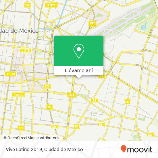 Mapa de Vive Latino 2019