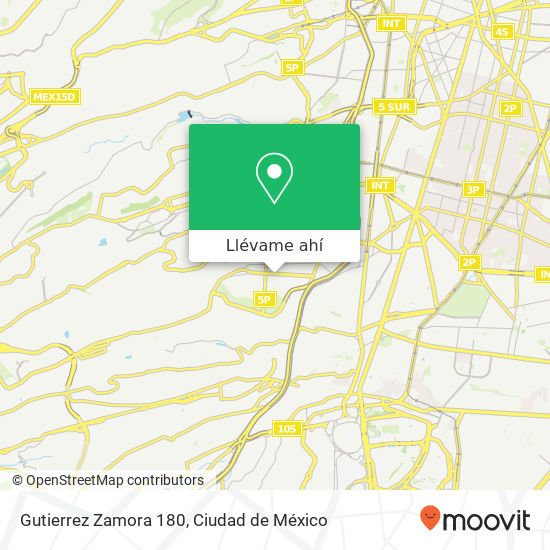 Mapa de Gutierrez Zamora 180