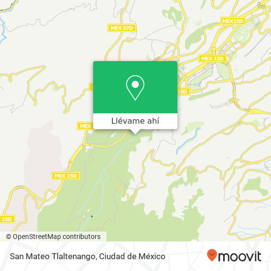Mapa de San Mateo Tlaltenango
