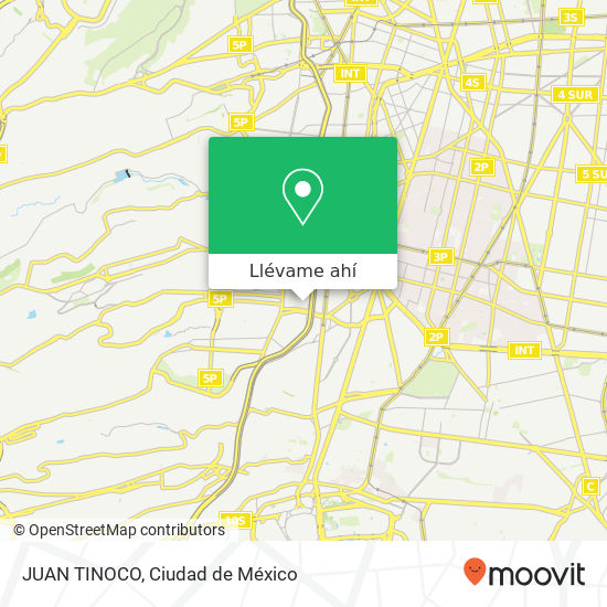 Mapa de JUAN TINOCO