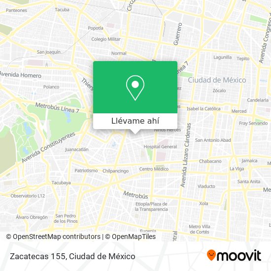 Mapa de Zacatecas 155