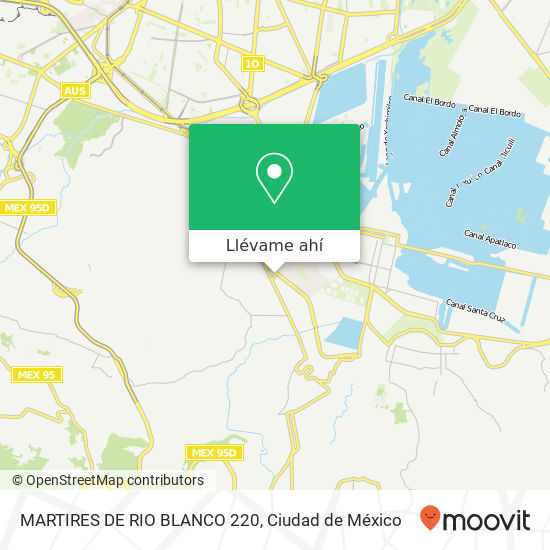 Mapa de MARTIRES DE RIO BLANCO 220