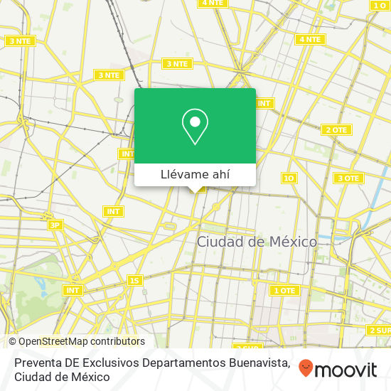 Mapa de Preventa DE Exclusivos Departamentos  Buenavista