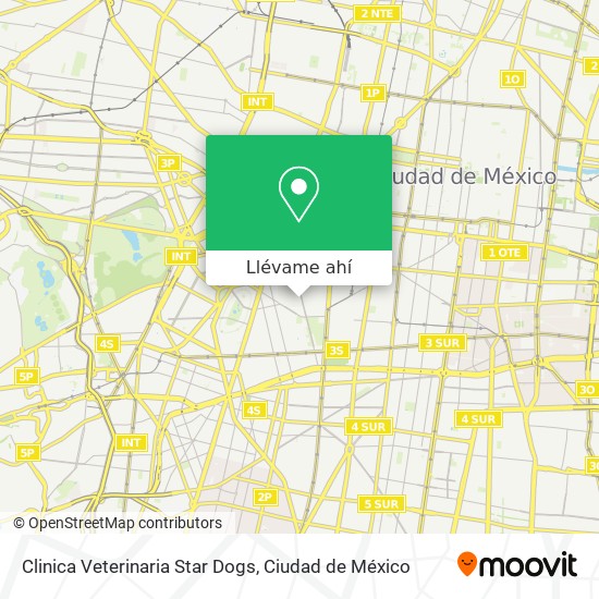 Mapa de Clinica Veterinaria Star Dogs
