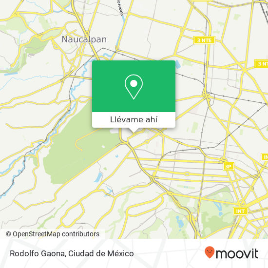 Mapa de Rodolfo Gaona
