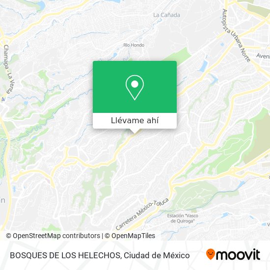 Mapa de BOSQUES DE LOS HELECHOS