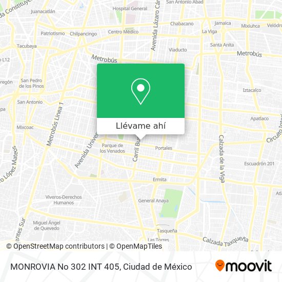 Mapa de MONROVIA No 302 INT 405