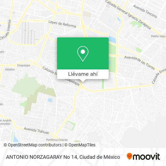 Mapa de ANTONIO NORZAGARAY No 14