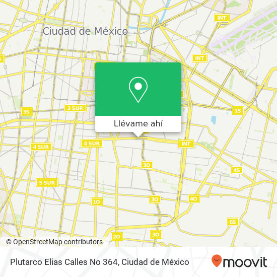 Mapa de Plutarco Elias Calles No 364