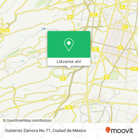 Mapa de Gutierrez Zamora No  71