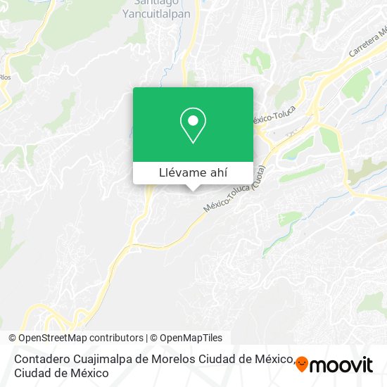 Mapa de Contadero  Cuajimalpa de Morelos  Ciudad de México