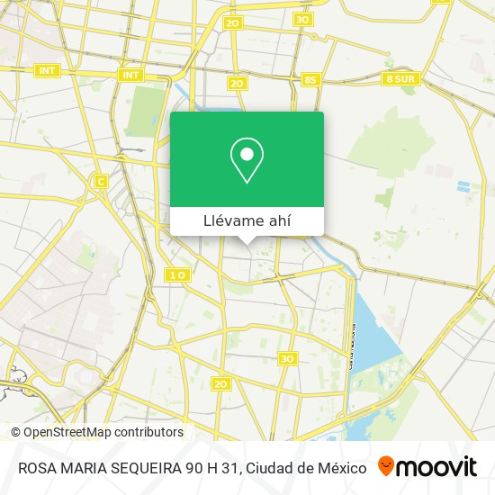 Mapa de ROSA MARIA SEQUEIRA  90   H 31