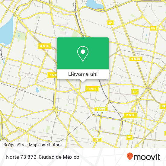 Mapa de Norte 73 372